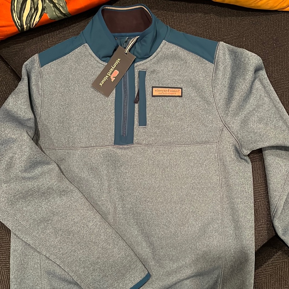 NWT Vineyard Vines Boys Fleece 1/2 zip